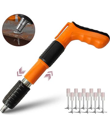 Nail Gun Tool for Brick and Concrete Walls, Mini Steel Rivet Gun (With 10 Nails)