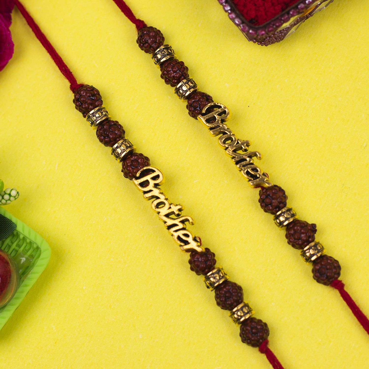 Craftlayout Set Of 2 Handmade Designer Rakhi For Brother