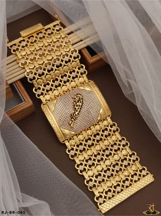 High Quality Jaguar Design Diamond Bracelet for Men BR-083-8 inch