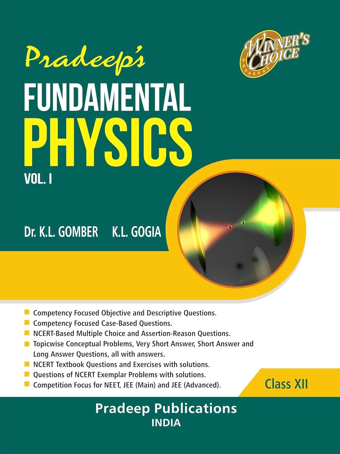 Fundamental Physics Vol. 1And Vol 2 Class 12, NEET/JEE Guide with NCERT-Based Questions and Solutions 2025-2026