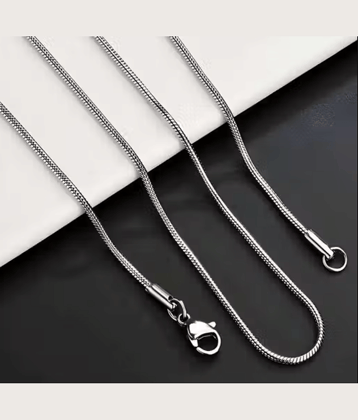 Abrexo Silver Plated Brass Chain ( Pack of 1 )