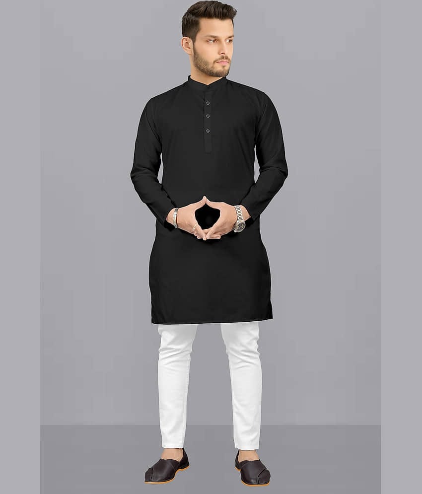 Fashionfricks Maroon Cotton Blend Regular Fit Men's Kurta Pyjama Set ( Pack of 1 )