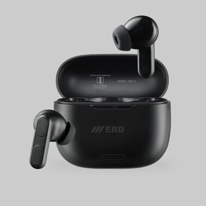ERD TWS-17  Wireless Earbuds-25 Hours / Black / 1 hours