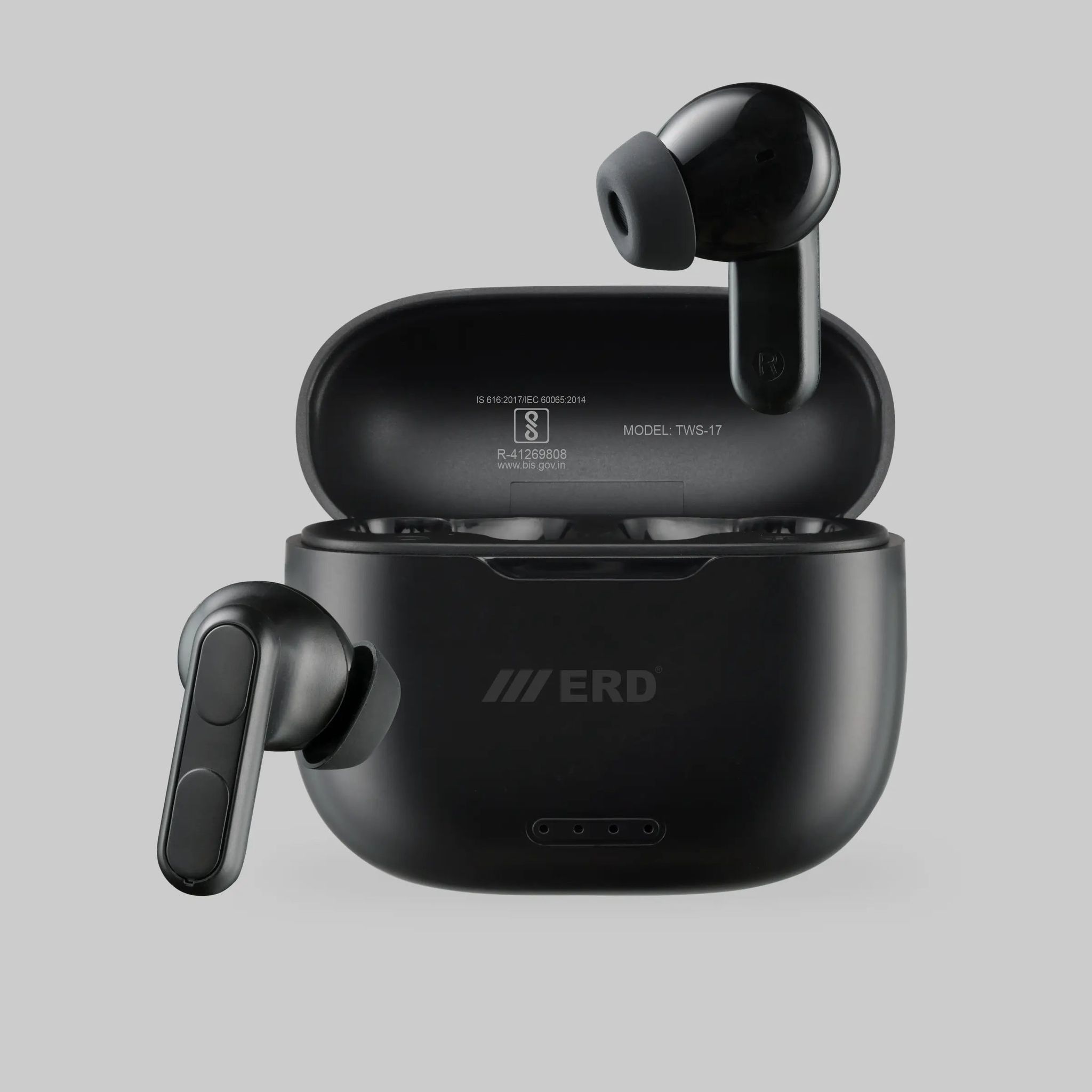 ERD TWS-17  Wireless Earbuds-25 Hours / Black / 1 hours