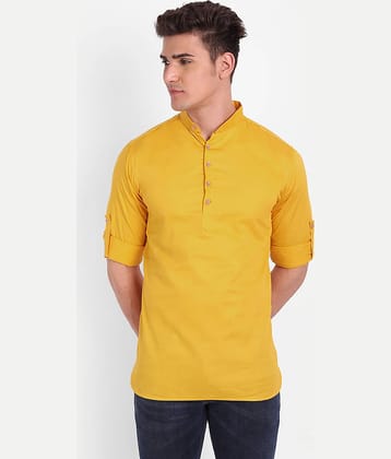 Vida Loca - Pink Linen Regular Fit Men's Casual Shirt (Pack of 1)