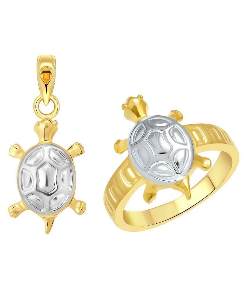 Vighnaharta - Gold Rings Combo (Pack of 1) - 16