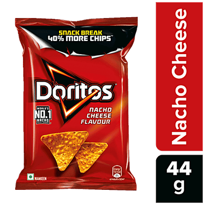 Doritos Nacho Chips - Nacho Cheese Flavour, 44 g Pouch