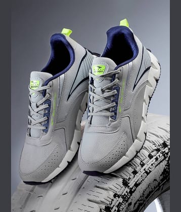 ASIAN ZIGZAG-02 White Men's Sports Running Shoes