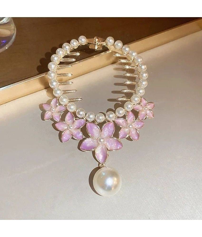 Thrillz Purple Hair Clip ( Pack of 1 )