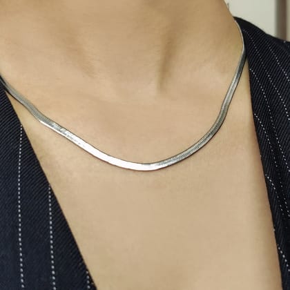 Viper Necklace-Silver