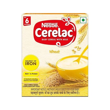 Nestle Cerelac - Wheat, Stage 1 From 6 to 24 Months