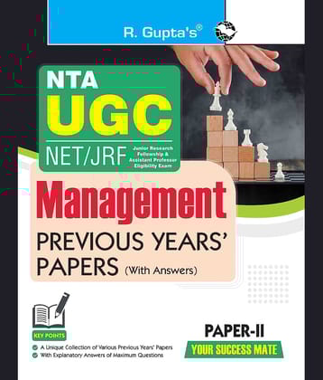 NTA-UGC-NET/JRF : MANAGEMENT (PAPER-II) Previous Years' Papers (With Answers)