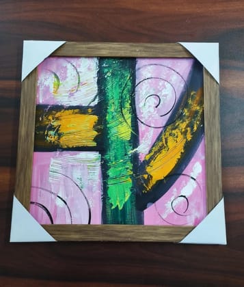 Abstract Canvas Painting  13X13 B