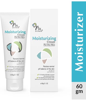 Fixderma Moisturizing Cream For Dry & Chapped Skin, Provides Hydration and Moisturization, 60g