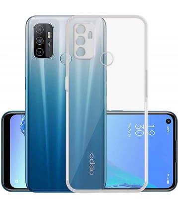 Case Vault Covers - Transparent Silicon Silicon Soft cases Compatible For Oppo A53 2020 ( Pack of 1 )