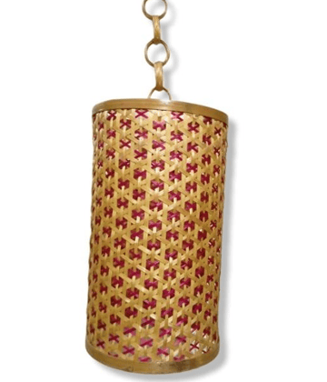 Bamboo H shape Lamp