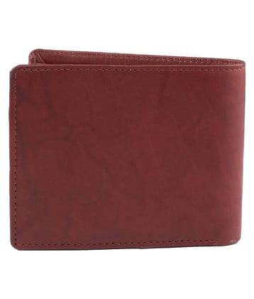 Keviv Leather Red Casual Regular Wallet