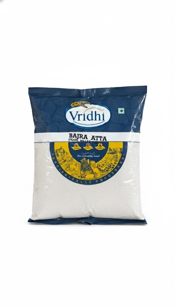 Vridhi Premium Quality Bajra Atta (Pearl Millet Flour) – Energy-Rich & Naturally Healthy – 500gm