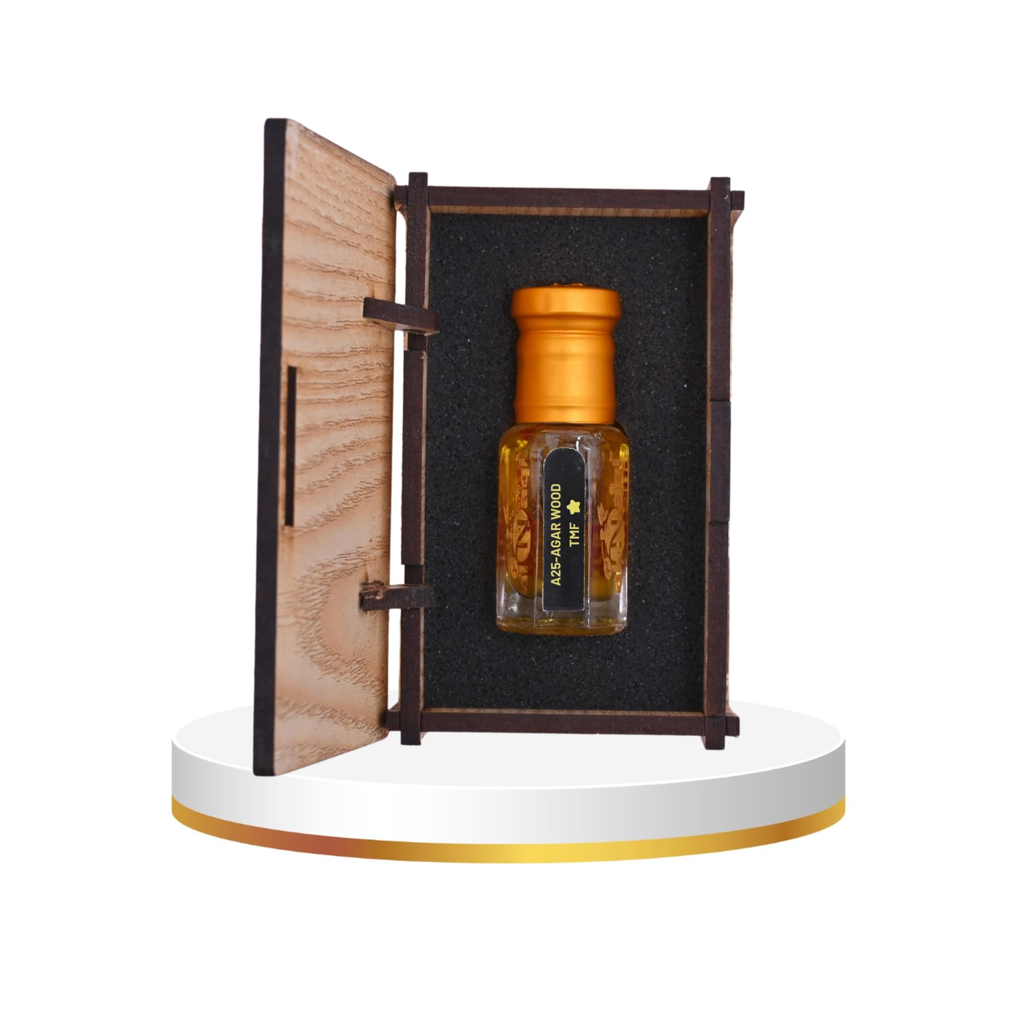 alnaqi fragrances Agarwood TMF Attar | Alcohol Free| Pack Of 1 | Original & Long Lasting Fragrance | Most Wanted Arabian Aroma |Unisex |