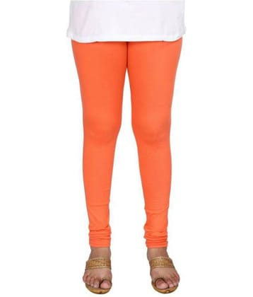 Jayshree - Orange Cotton Girls Leggings ( )