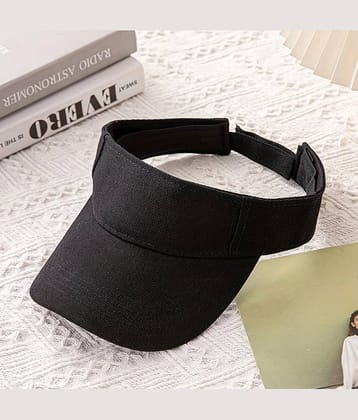 Infispace Black Cotton Blend Women's Cap ( Pack of 1 )