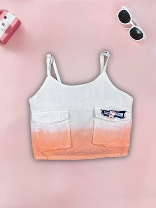 Girls Spaghetti Top [GT-765] [1-7Years]-2-3Y (Size - 20)