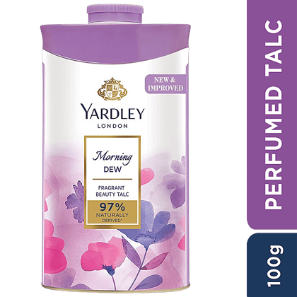 Yardley London Morning Dew Perfumed Talc, 100 G