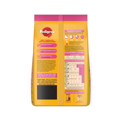 Pedigree Chicken & Milk Puppy Dry Dog Food 1kg Pedigree Chicken & Milk Puppy Dry Dog Food 1kg