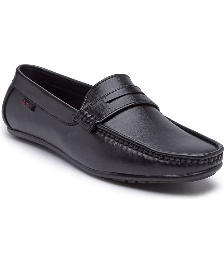 Action - Black Men's Mocassin Formal Shoes