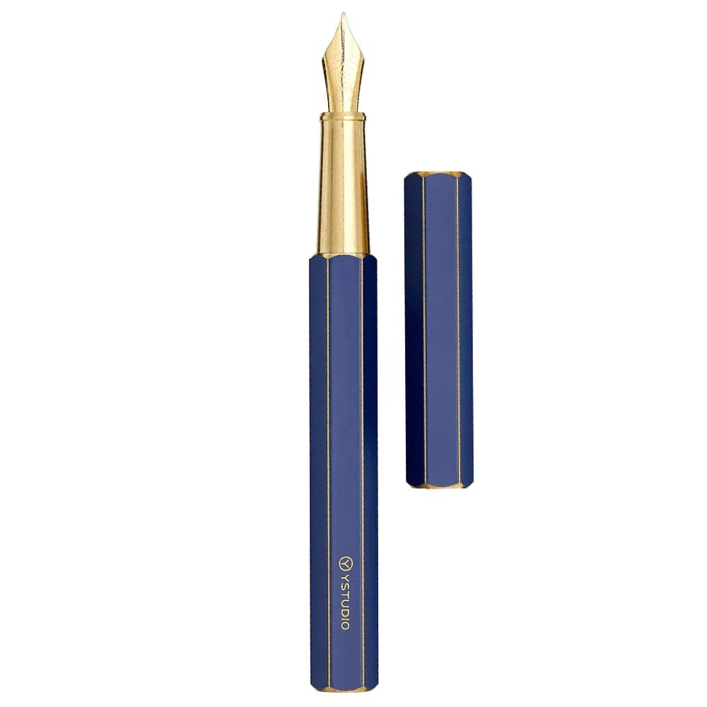 YSTUDIO Classic Revolve Fountain Pen - Blue-F
