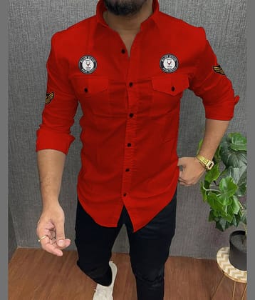 Blue dove Cotton Blend Regular Fit Solids Full Sleeves Men's Casual Shirt - Light Blue ( Pack of 1 )