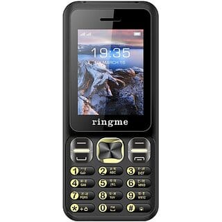 Ringme SHINE  (Dual Sim, 2.4 Inch Display, 3000mAh Battery, Black)
