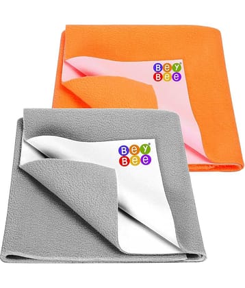 Beybee Multi-Colour Laminated Bed Protector Sheet ( Pack of 2 )