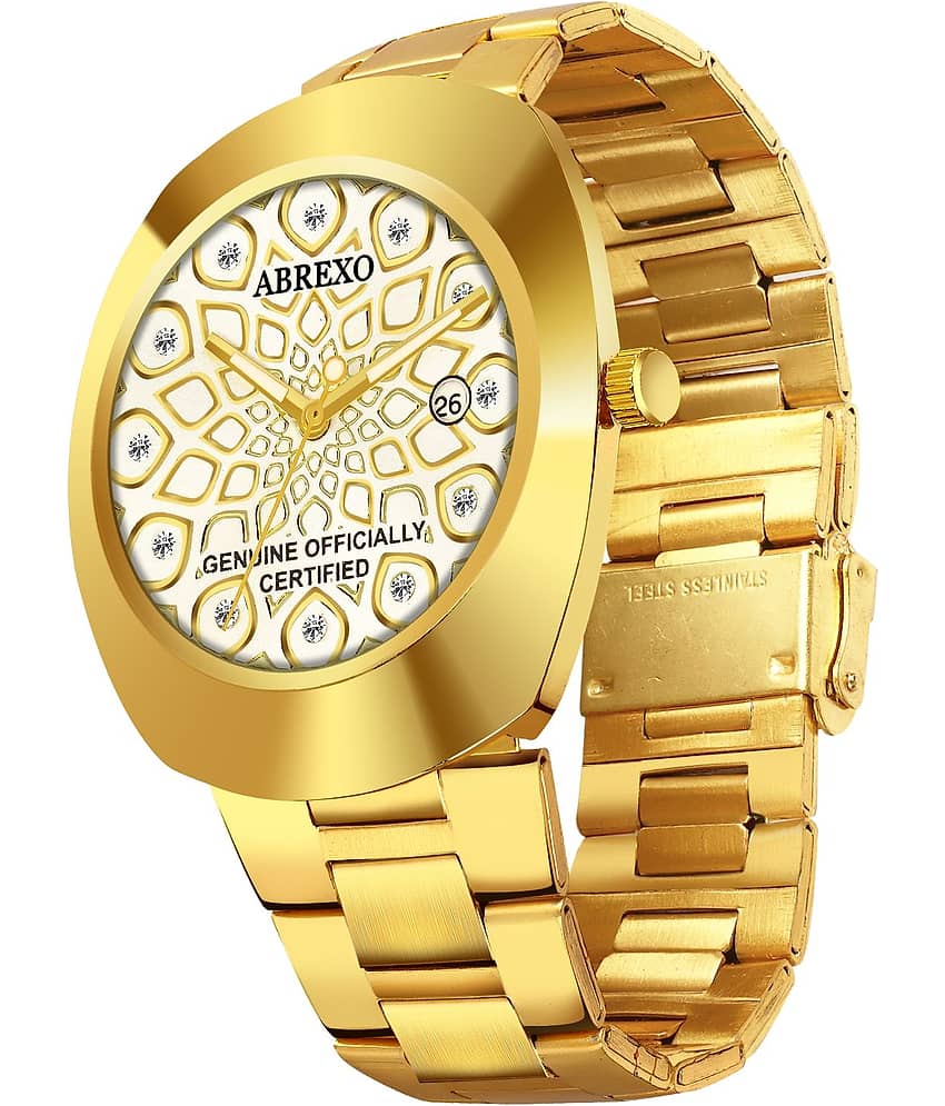 Abrexo Gold Stainless Steel Analog Men's Watch