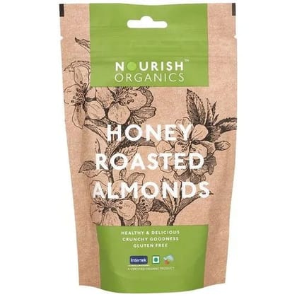 Nourish Organics Honey Roasted Almonds, 100 gm