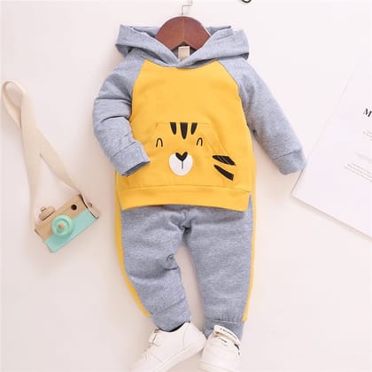 Kids Imported Winter Tiger Design Dress for Boys & Girls-0-1 Year