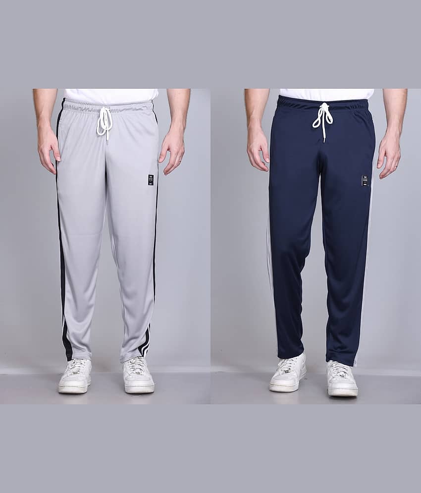 HVBK Multicolor Polyester Men's Trackpants ( Pack of 2 )