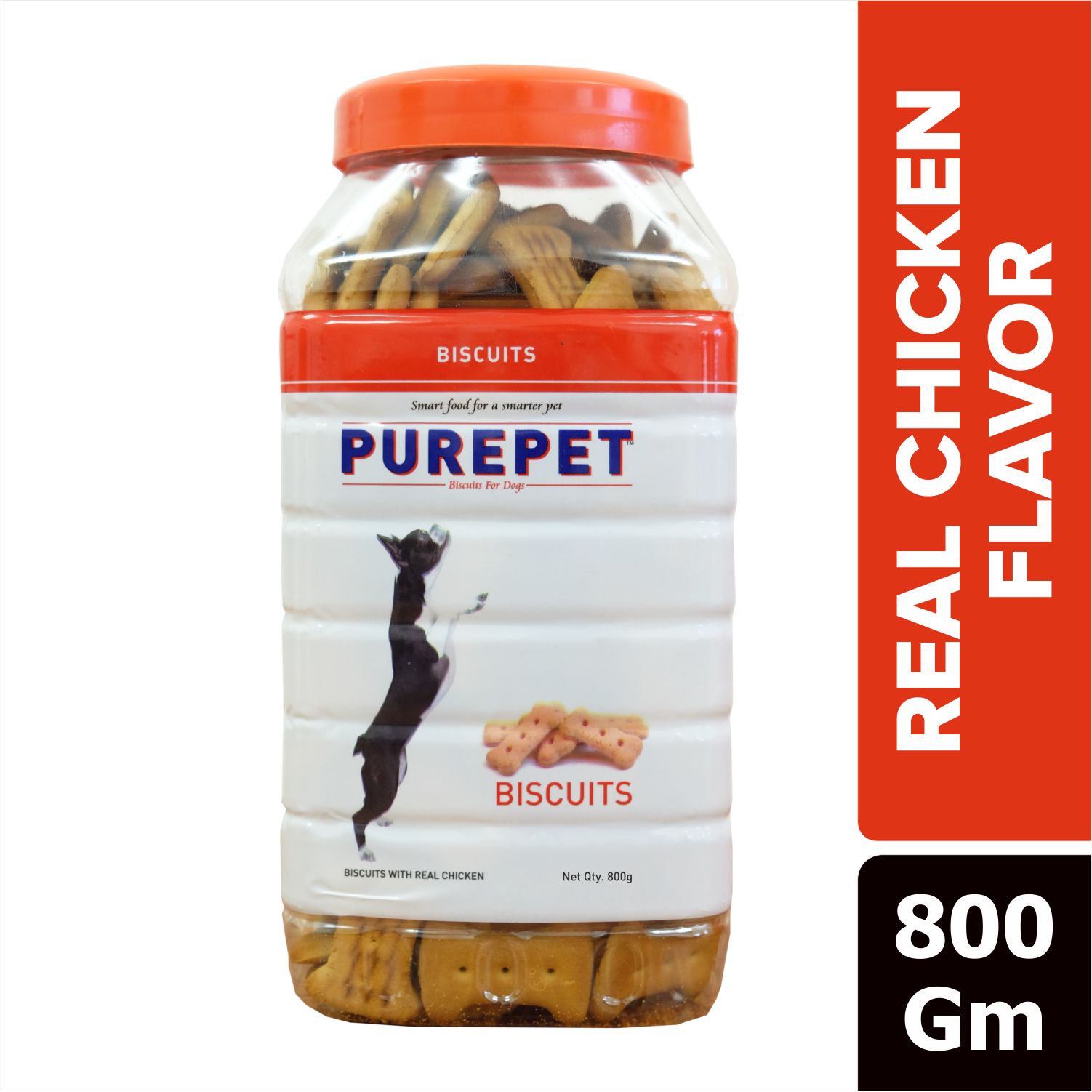 Purepet Biscuit , Chicken flavour , Dog Treats 800gm