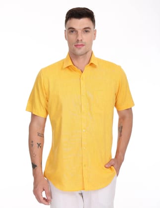 LINSEED Cotton Colour Shirt Half Sleeve - 17002-38