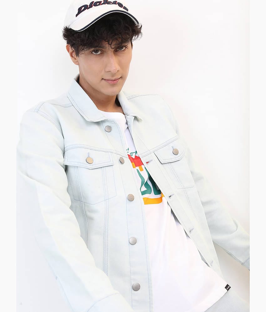 Ketch Cotton Men's Denim Jacket - Blue ( Pack of 1 )