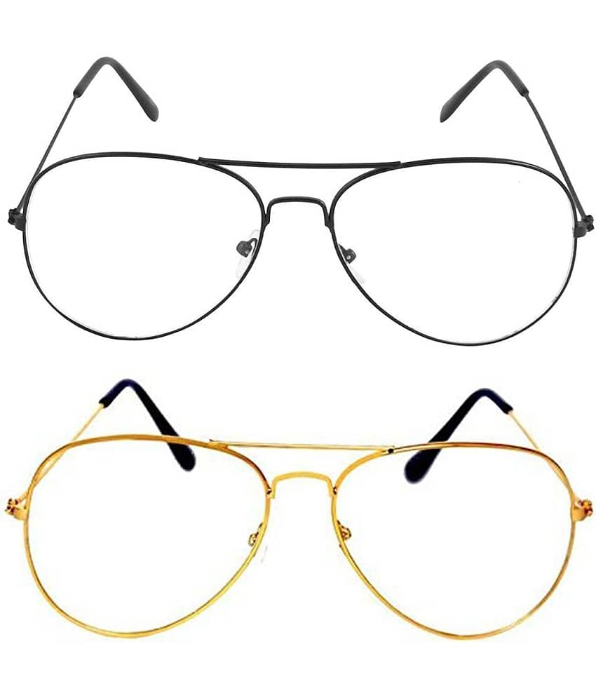 Kanny Devis - Gold Pilot Sunglasses ( Pack of 2 )