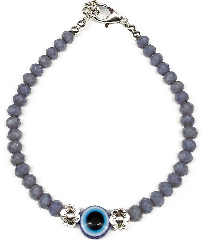 DAIVYA WELLNESS - Dark Grey Bracelet ( Pack of 1 )