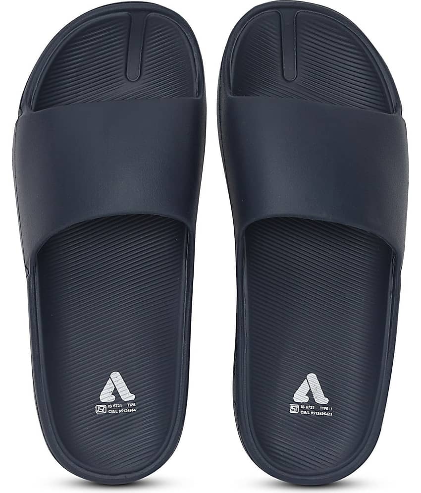 Aqualite Navy Men's Slide Flip Flop