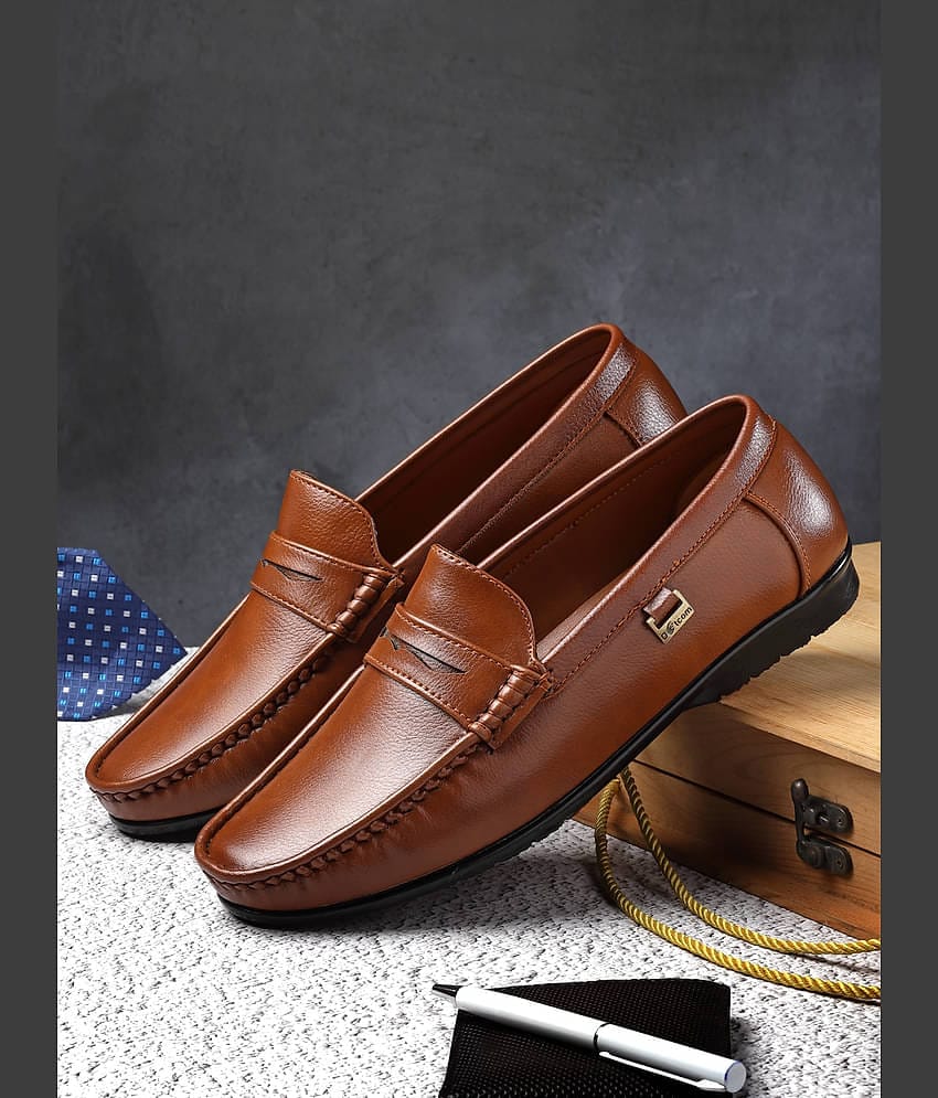 Action Tan Men's Slip on