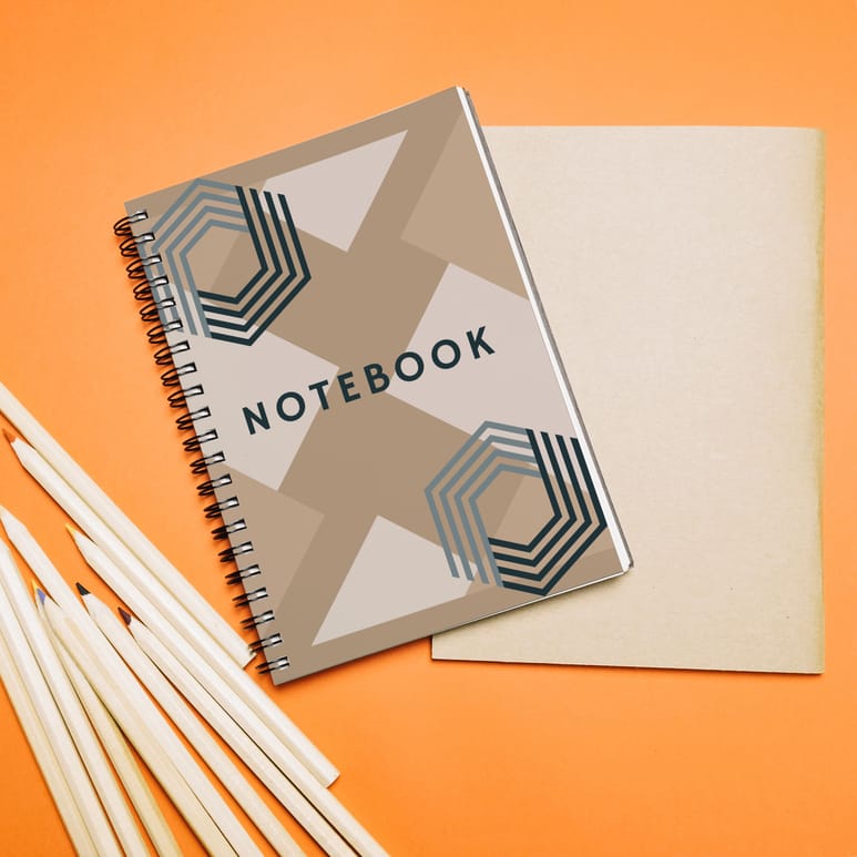 Prsthaa Hardbound Spiral Notebooka | A5 | 160 Undated Ruled Pages | 90 gsm Acid Free Paper | Open Flat and Write Comfortably