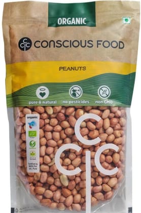 Conscious Food Whole Peanuts 500g Organic