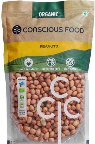Conscious Food Whole Peanuts 500g Organic