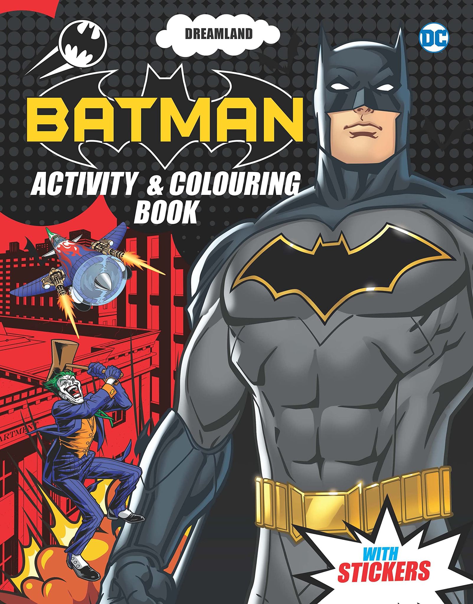 Batman Activity and Colouring Book [Paperback] Dreamland Publications