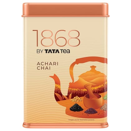 1868 by Tata Tea, Achari Chai, 100g Tin 1868 by Tata Tea, Achari Chai, 100g Tin