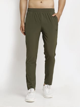 Invincible Men’s Stretch Workout Pants-Olive / S